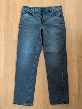 American Eagle Outfitters Straight Leg Jeans — Washed Black